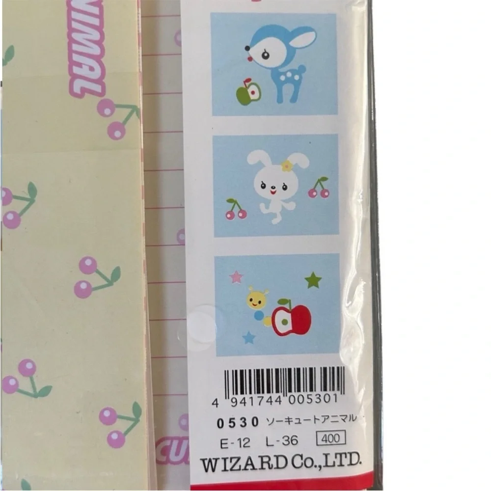 Vintage Y2K So Cute Animal Letter Set Cute Japanese Stationary Kawaii NWT